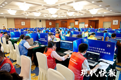 2023年江蘇省首屆數(shù)據(jù)安全技術(shù)應(yīng)用職業(yè)技能決賽在寧開(kāi)幕，信息技術(shù)服務(wù)領(lǐng)域迎來(lái)技能檢閱